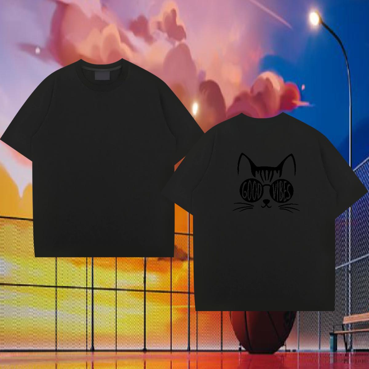 Fashion Design T Shirts Men 230g 100% Cotton cute Daily Wear Clothes Crew Neck Breathable Designer Men Tees Customized Print