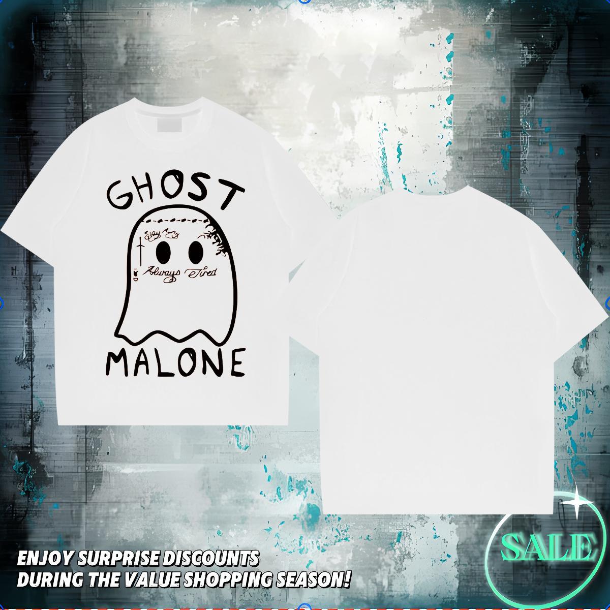 2024 T shirt 230g Cotton halloween Casual Tshirts Round Neck Short Sleeve Cool Design Men Tops Tees DIY Logo Oversized