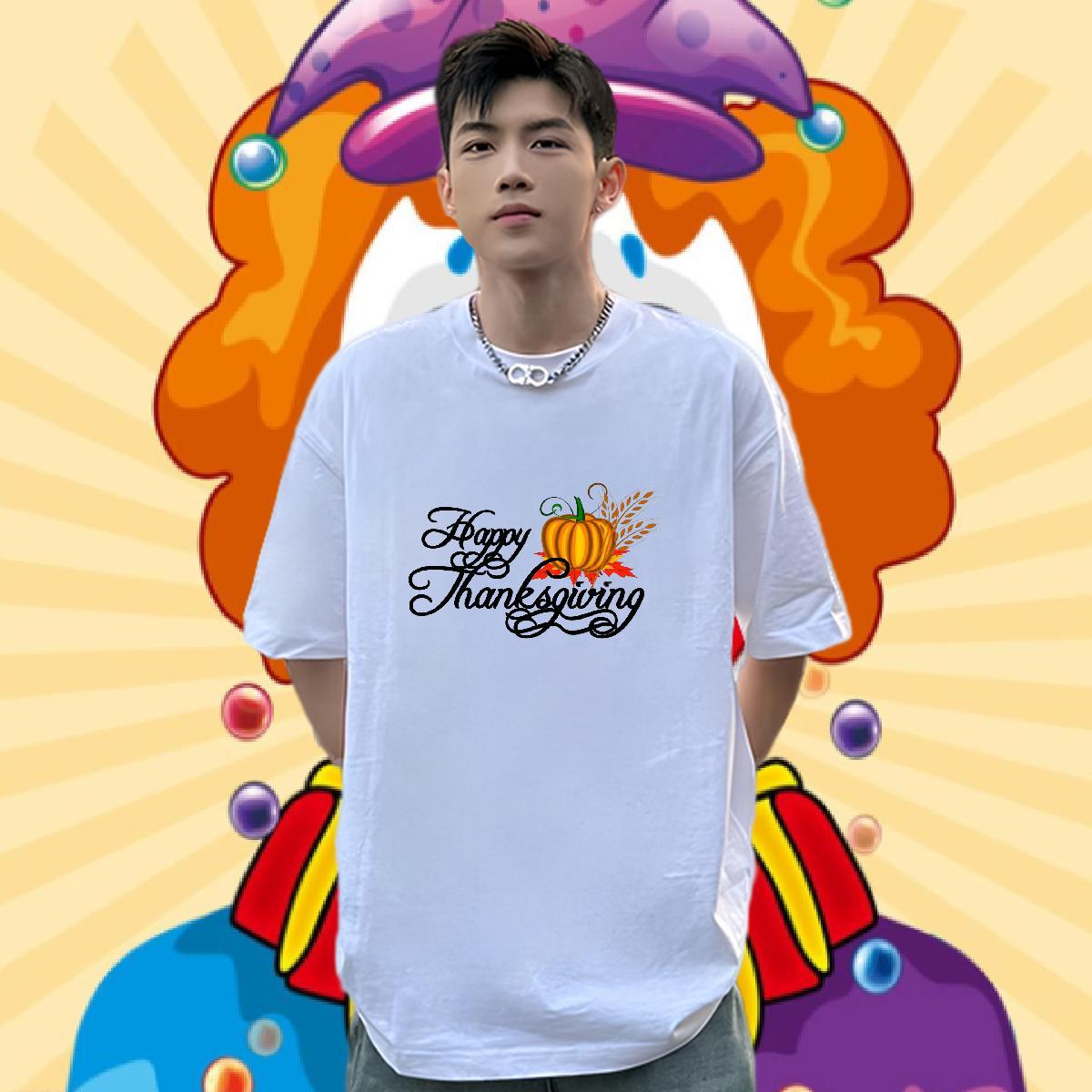 Brand Mens T Shirts 100% Cotton 230g pumpkin Street Wear Tshirts Breathable Short Sleeve Wholesale Men Tops Tees Oversized 3XL 4XL