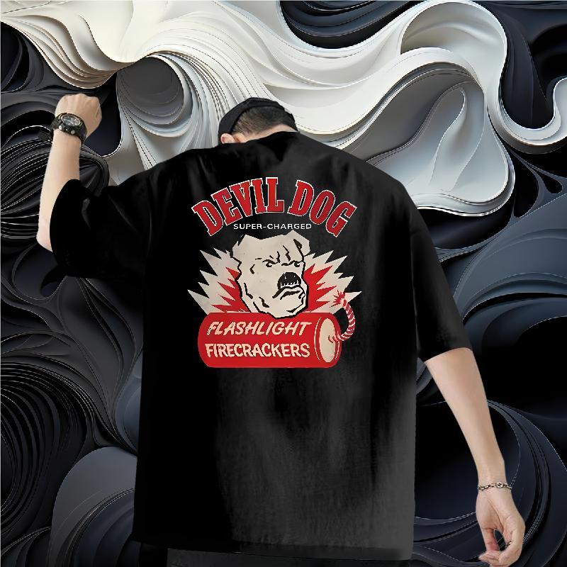 Customized T-Shirts 230g 100% Cotton Beach Tees Short Sleeve Soft Free Shipping Men Clothes T-Shirt Customized Print