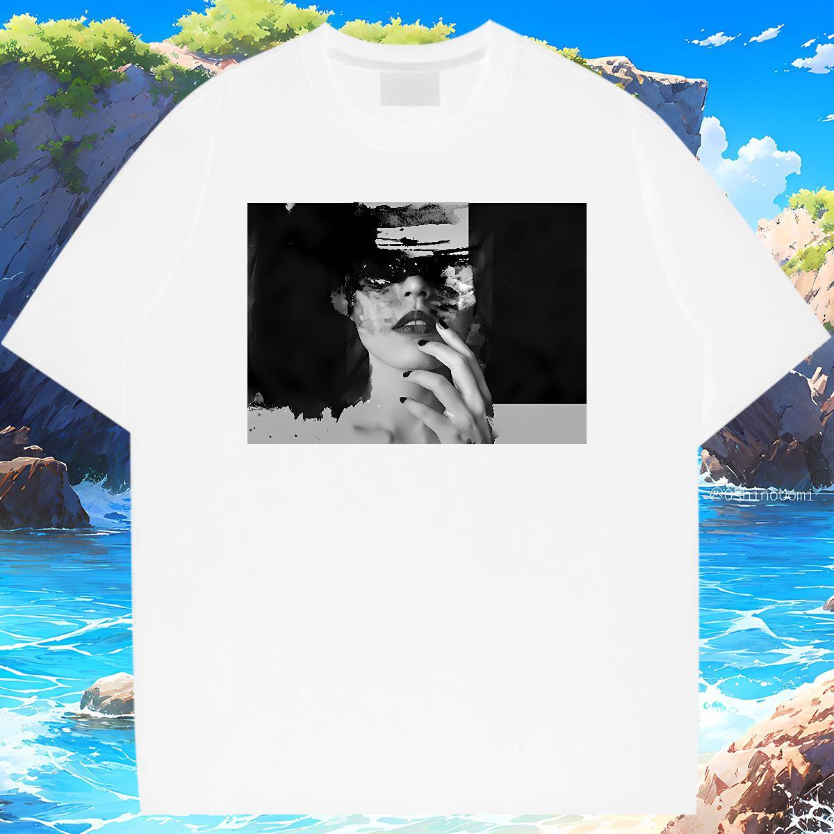 T-Shirts 230g 100% Cotton WOMEN Street Casual Crew Neck Breathable Oversized 3XL 4XL Couples T Shirts Customized Brand Tops Shirt