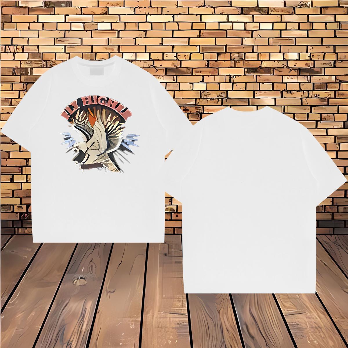 Designer T Shirt For Man 230g Pure Cotton cool Daily Wear Tops Tees O Neck Short Sleeves Free Shipping Men Tshirts Asian Size