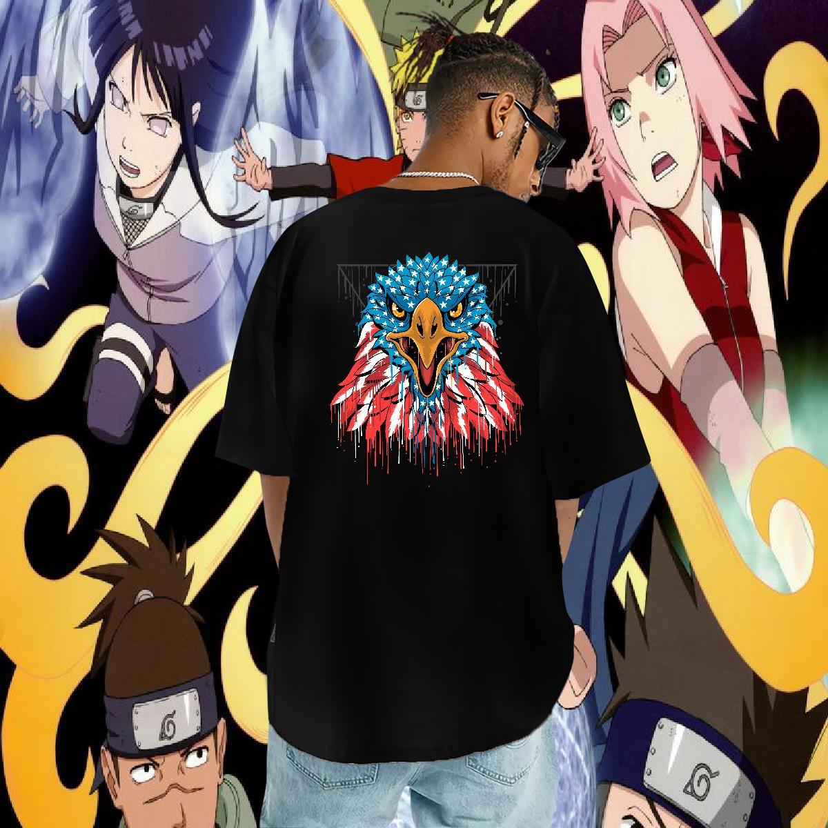 New T Shirt For Man 230g 100% Cotton cool Street Wear Top Tees Pure Cotton Cool Tshirt for Man Woman DIY Anime