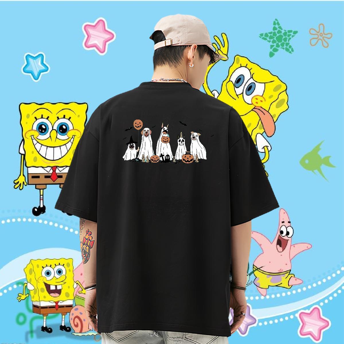 Free Shipping Men T Shirts 230g Cotton pumpkin Street wear Hip Hop Wear Breathable Short Sleeve Loose Men Clothes T-Shirt DIY Logo Oversized