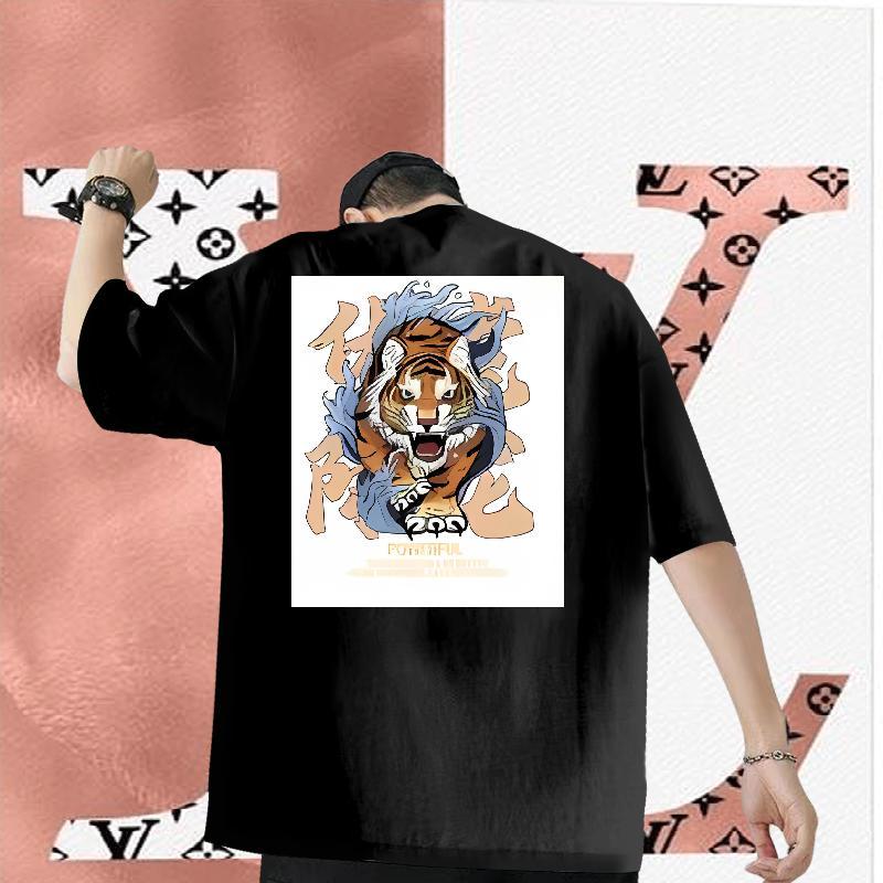 DIY Customized T shirt 100% Cotton 230g Street Top Tees Crew Neck Cool Design Tshirts DIY Printed