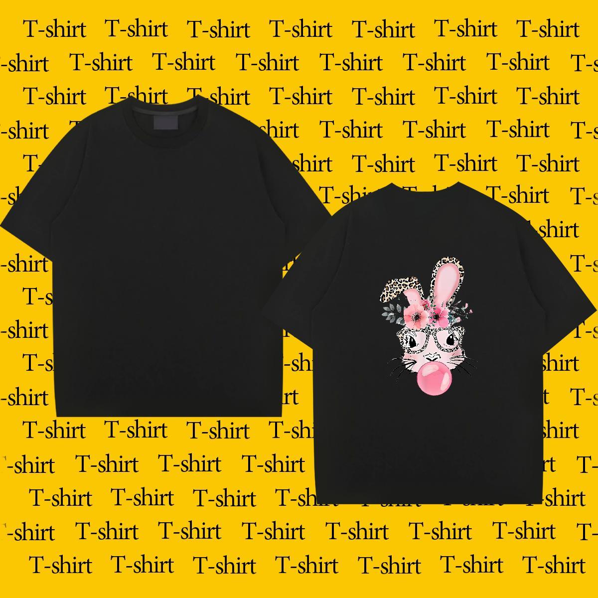 Fashion Design Men T Shirts 100% Cotton 230g rabbit Home Outdoor Clothings Crew Neck Cool Men Tops Tees DIY