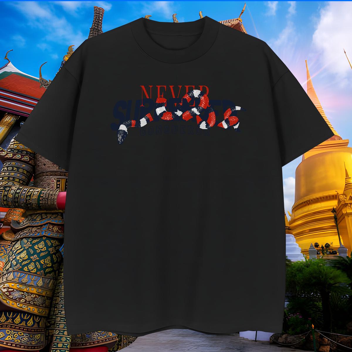 TOP Quality Tshirt for Man Woman 230g 100% Cotton snake Mens T Shirts Daily Outfit Crew Neck DIY Logo Oversized Customized Clothings