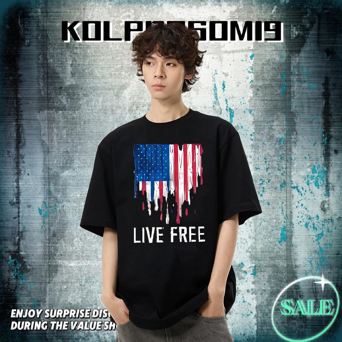 High Quality Men Tshirts 230g Pure Cotton Daily Outfit letter Customized Print Crew Neck Breathable Fashion Casual T Shirt For Man Tops