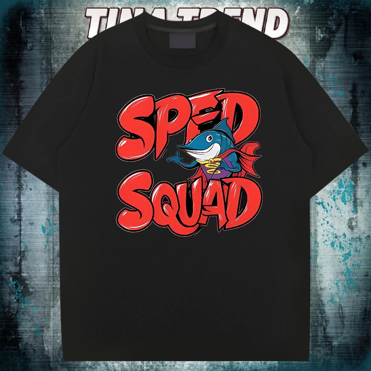 Casual New T Shirts Men 230g Cotton shark Street wear Hip Hop Clothings Short Sleeve Soft TOP Quality Mens Tshirts Black Oversized