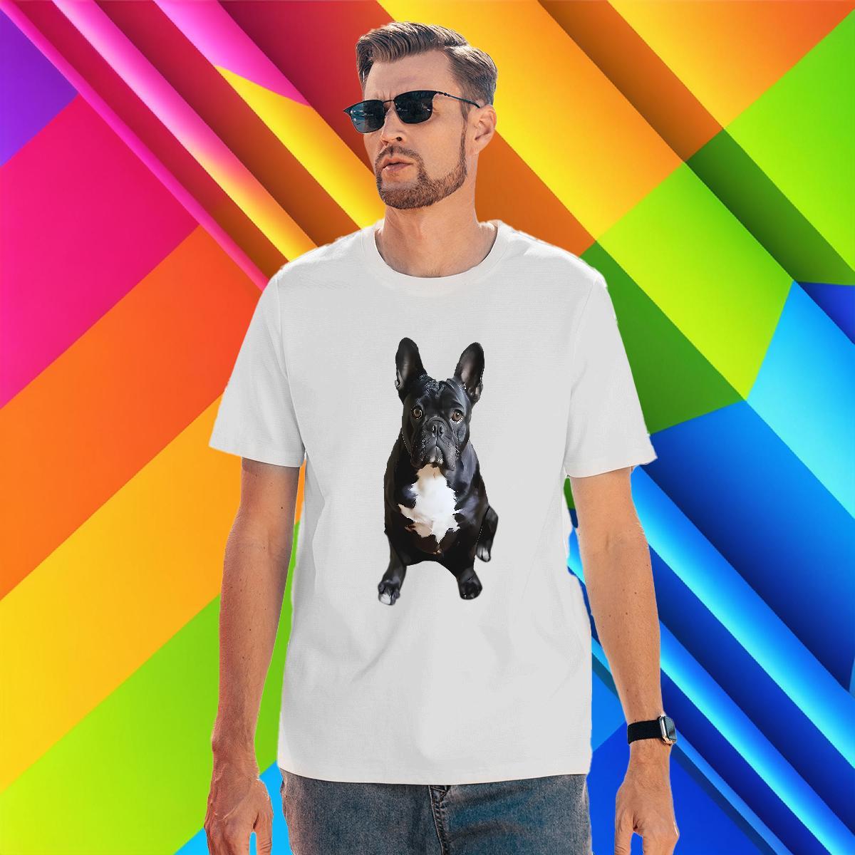 Unisex Men Tops Tees 230g Cotton Street dog Black Oversized O-Neck Short Sleeve Factory Direct T-Shirts for Men Tees Shirts