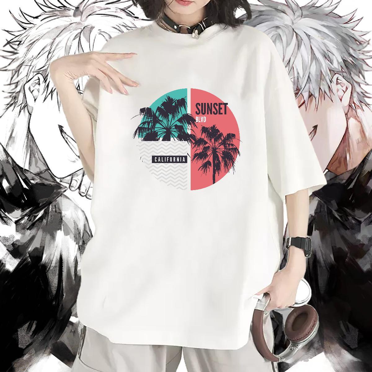 Designer Nice T-Shirts Breathable Soft Womens Tshirts Oversized tree Beach 230g 100% Cotton Fashion New Clothes