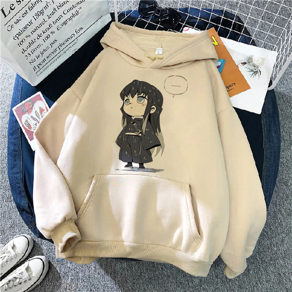 Tokito hoodies women japanese anime Hood women 90s sweater 240806