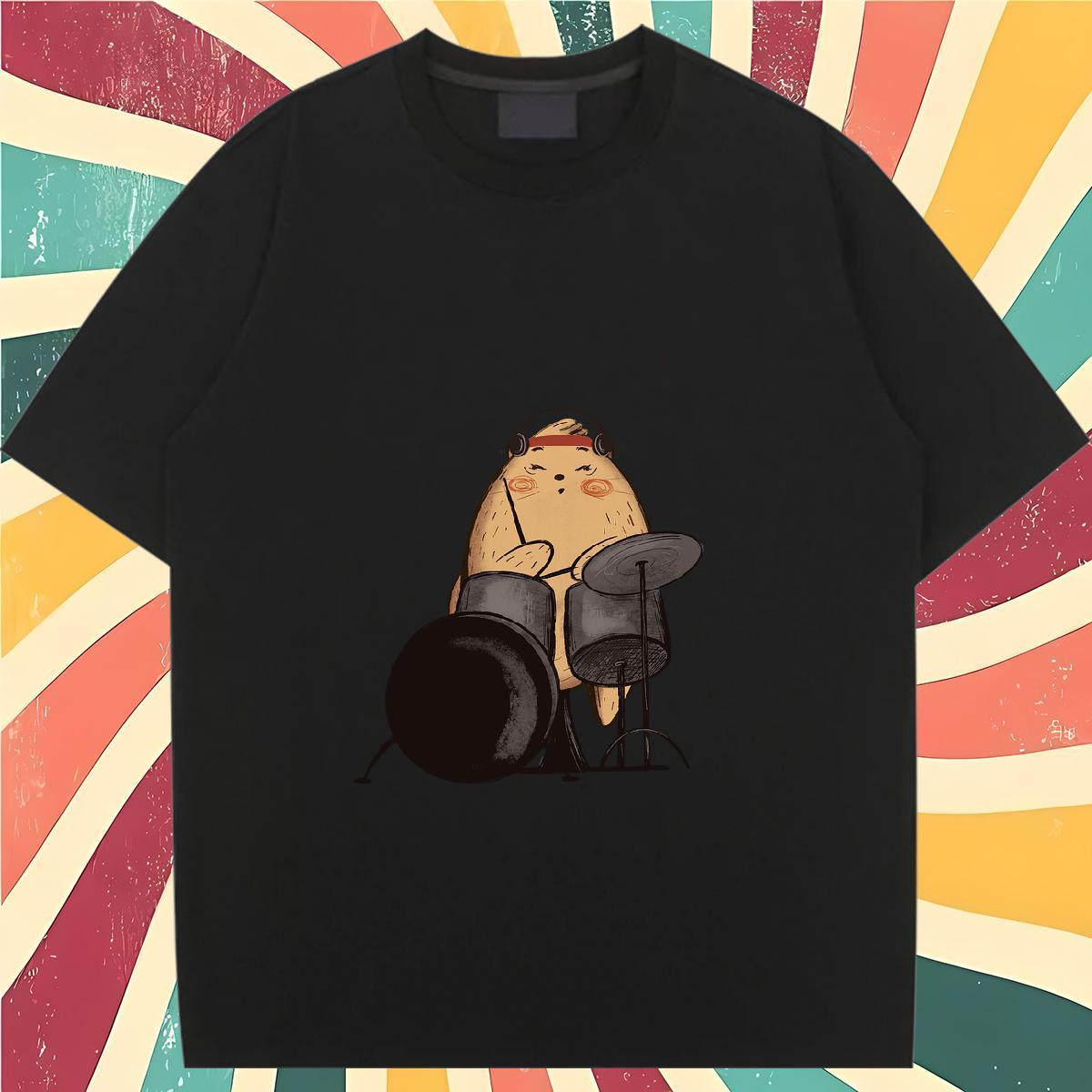 Popular T shirt Short Sleeve O-Neck Couples T Shirts White Plus Size mouse Summer Casual 230g 100% Cotton DIY Wear