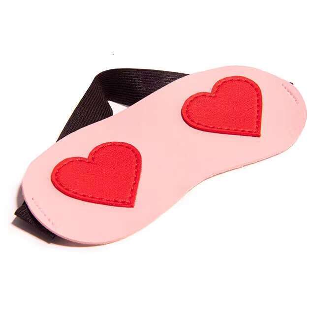 New 8PCS Heart Pink Bed Restraints Kit Bed Bondage Eye Mask Blindfolds Soft Wrist Ankle Handcuff Sex Bondage SM Kit