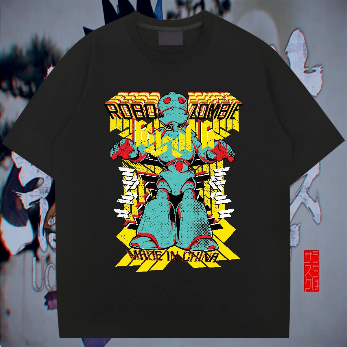 Brand Tshirts 230g Cotton Outdoor ET Skull Short Sleeve O-Neck Custom Men T Shirts Tee Shirt