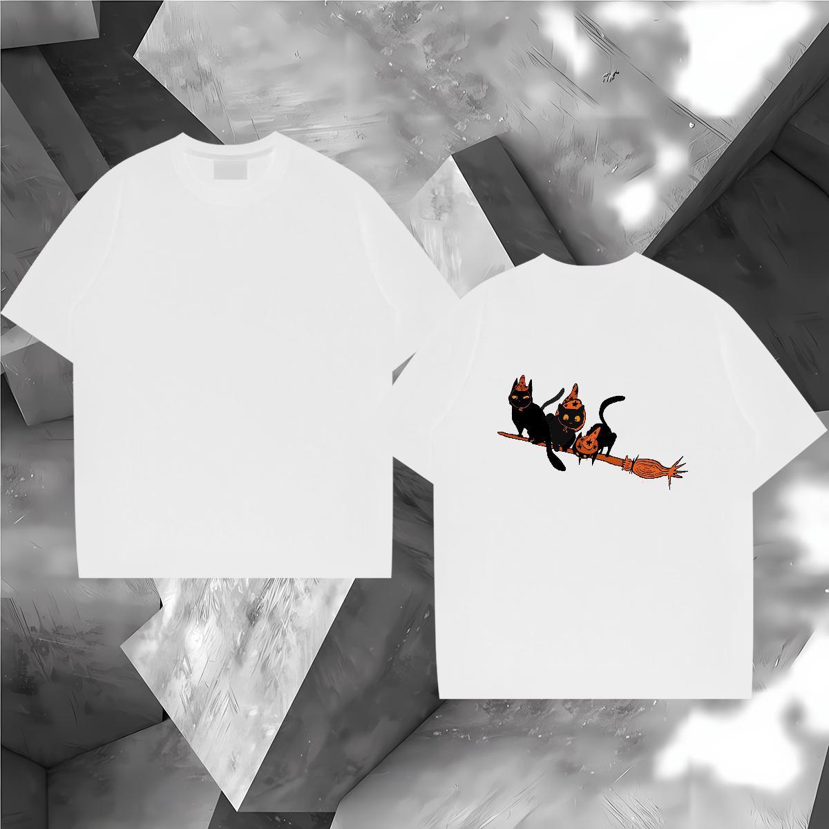 Classic Man T Shirts 230g Cotton Summer Casual Wear Short Sleeve Soft Free Shipping Mens Tshirts Cartoon Print