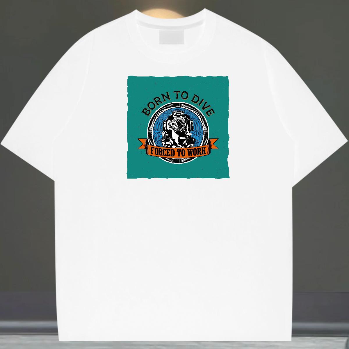 Soft Couples T Shirts 230g 100% Cotton Daily Outfit logo Custom Print Oversized Crew Neck Breathable 2024 New T shirt Tops