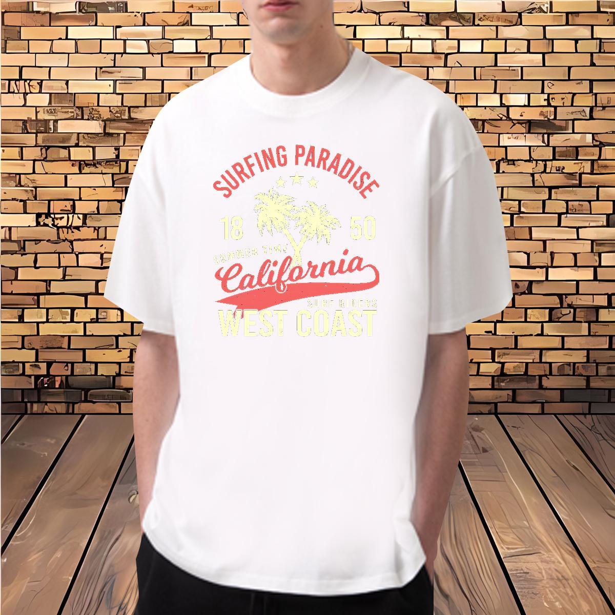 2024 Designer T Shirt For Man tree Tops 230g Pure Cotton Hip Hop Street Comfortable DIY Printed Short Sleeve Soft Men Clothes T-Shirt