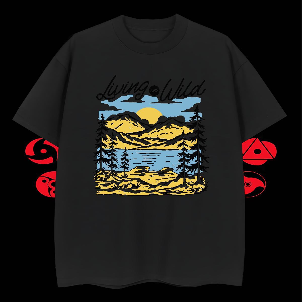 Unisex Mens Tshirts 100% Cotton 230g Anime Printing Street sun DIY Anime Pure Cotton Stylist Men T Shirts Tops Shirt