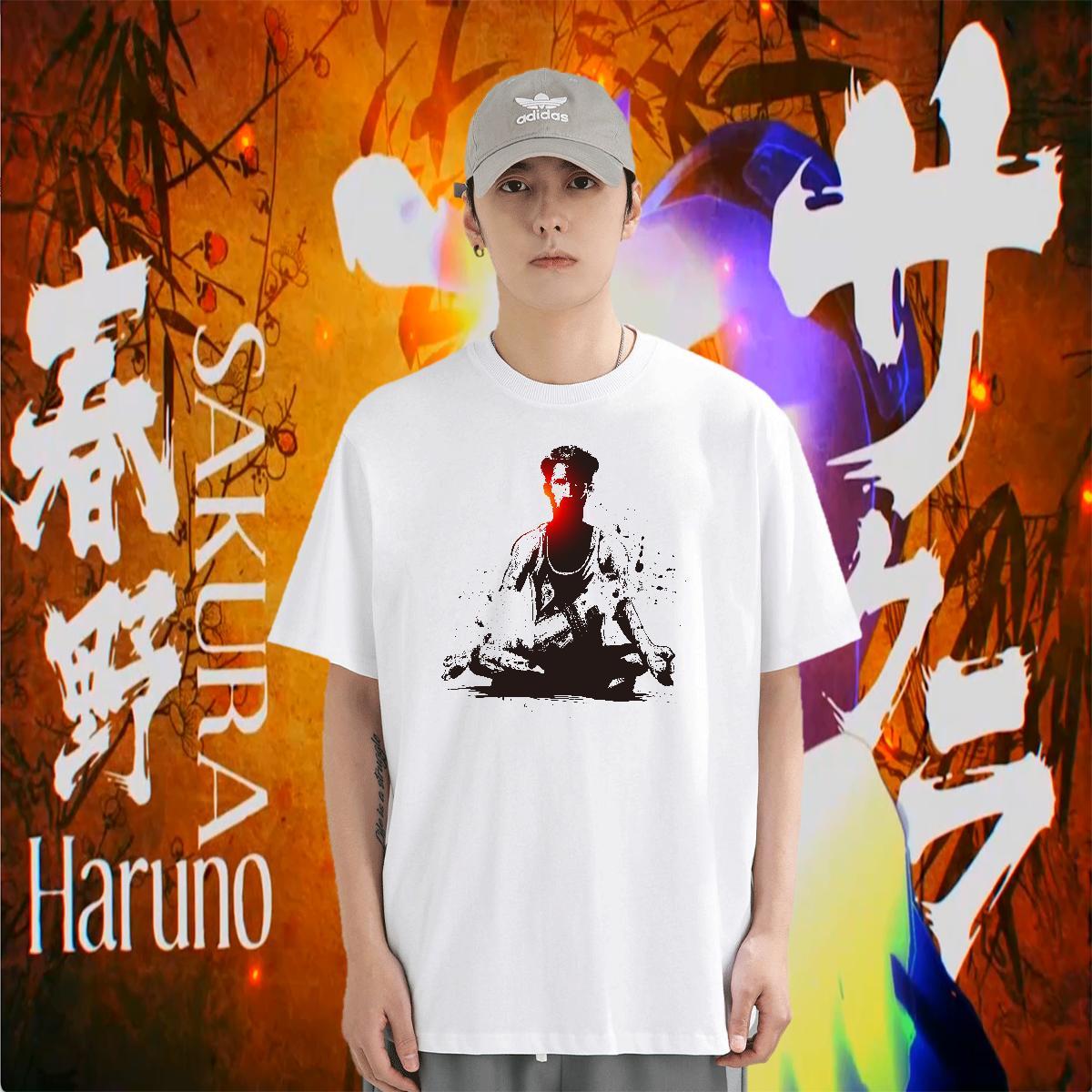 T-Shirts 230g Cotton portrait Beach Breathable Soft Custom Print Plus Size Men Tops Tees 2024 DIY Loose Fit Clothings