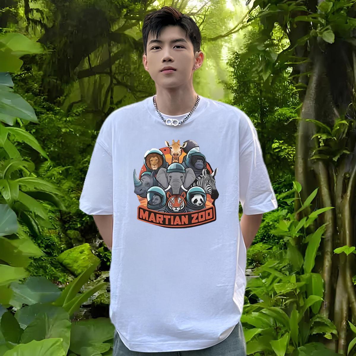 New Designer T Shirt For Man 230g Pure Cotton Home Outdoor Tops Tees Breathable Short Sleeve Soft Men Tops Tees Plus Size Custom