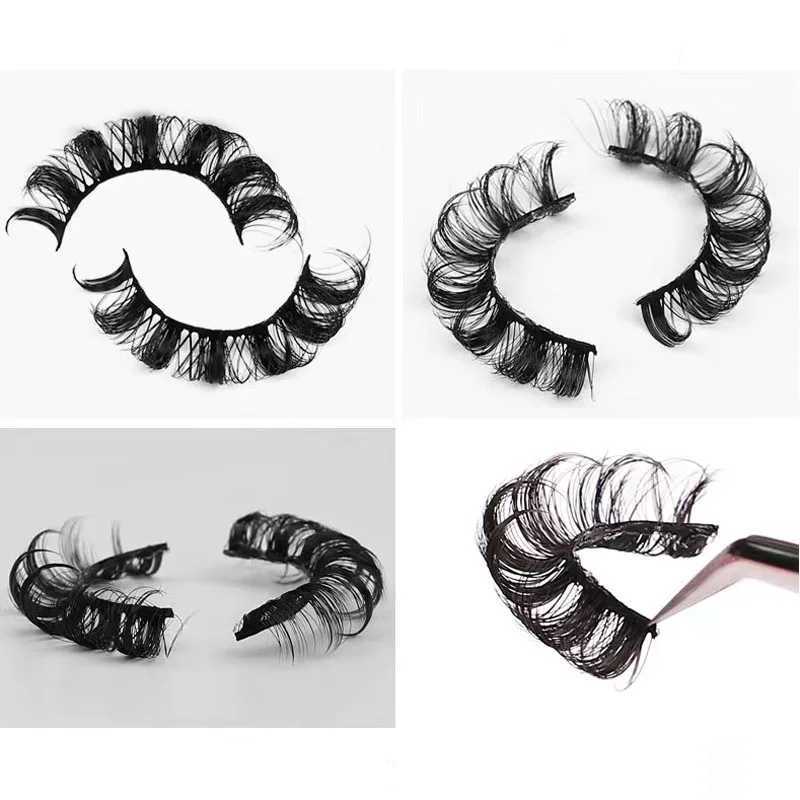 Russian striped eyelashes 10/5 pairs fluffy mink eyelashes 3D fake eyelashes Russian curly fake eyelashes Giveaway makeup new W240803