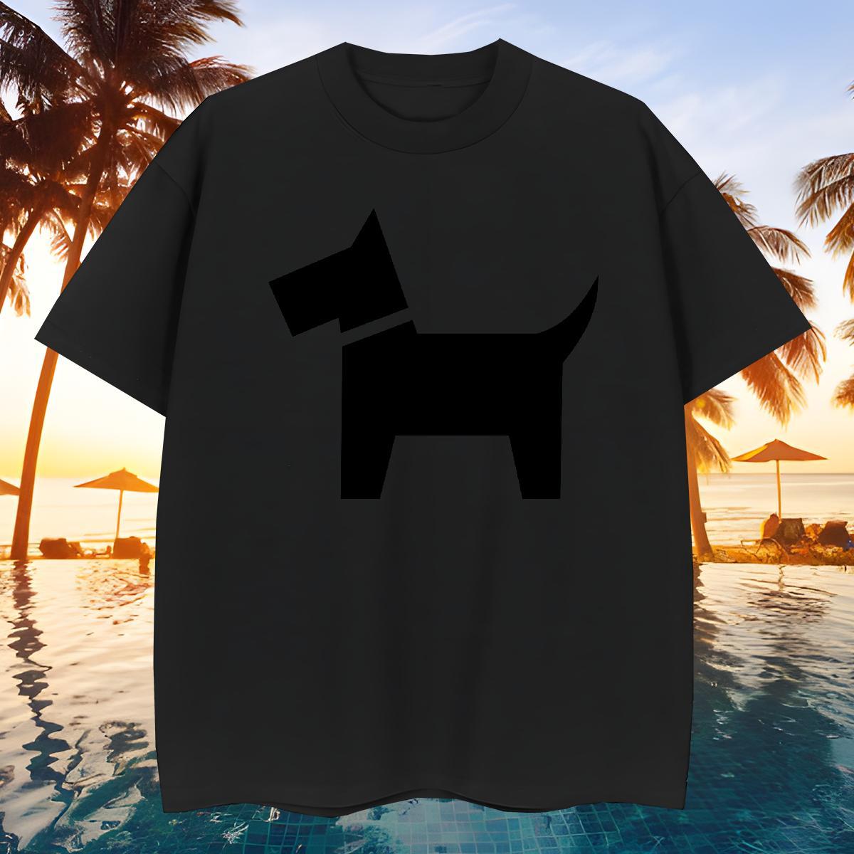 Soft Men Tshirts 230g 100% Cotton Dog T-Shirts Sport Breathable Crew Neck DIY New Tees Shirts