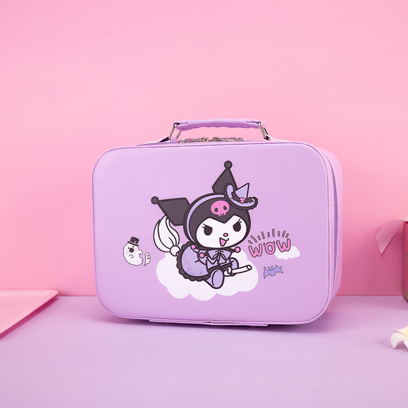 Portable Makeup Bag Handheld Large Capacity Cartoon Makeup Box Household Guka Cosmetics Storage Box