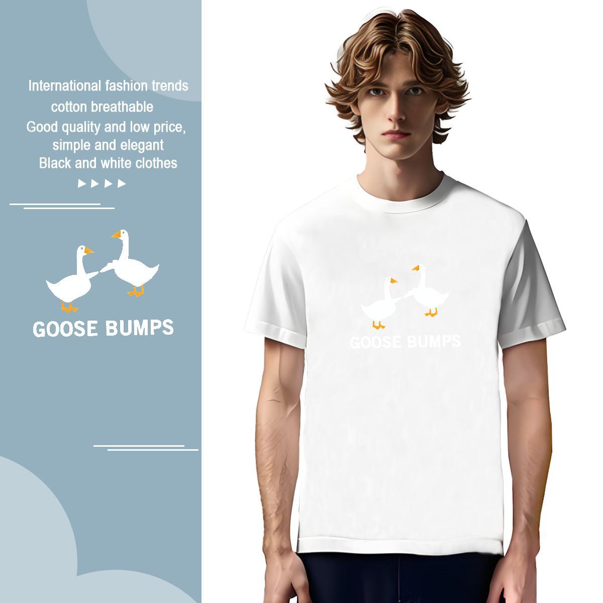 Popular Men Clothes T-Shirt 100% Cotton 230g duck T Shirt For Man Hip Hop Street Breathable Crew Neck Oversized 4XL New Designer Tshirts