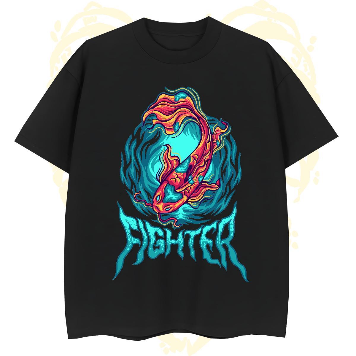 Popular Men Tops Tees 100% Cotton 230g Man T Shirts Hip Hop Street Breathable Short Sleeve Custom Cartoon 2024 Summer Clothings