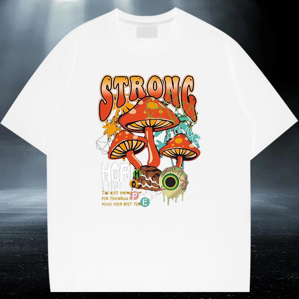 Unisex Tshirts 230g Cotton Home Outdoor letter Asian Size Breathable Short Sleeve Classic Casual Mens T Shirts Tee Shirt