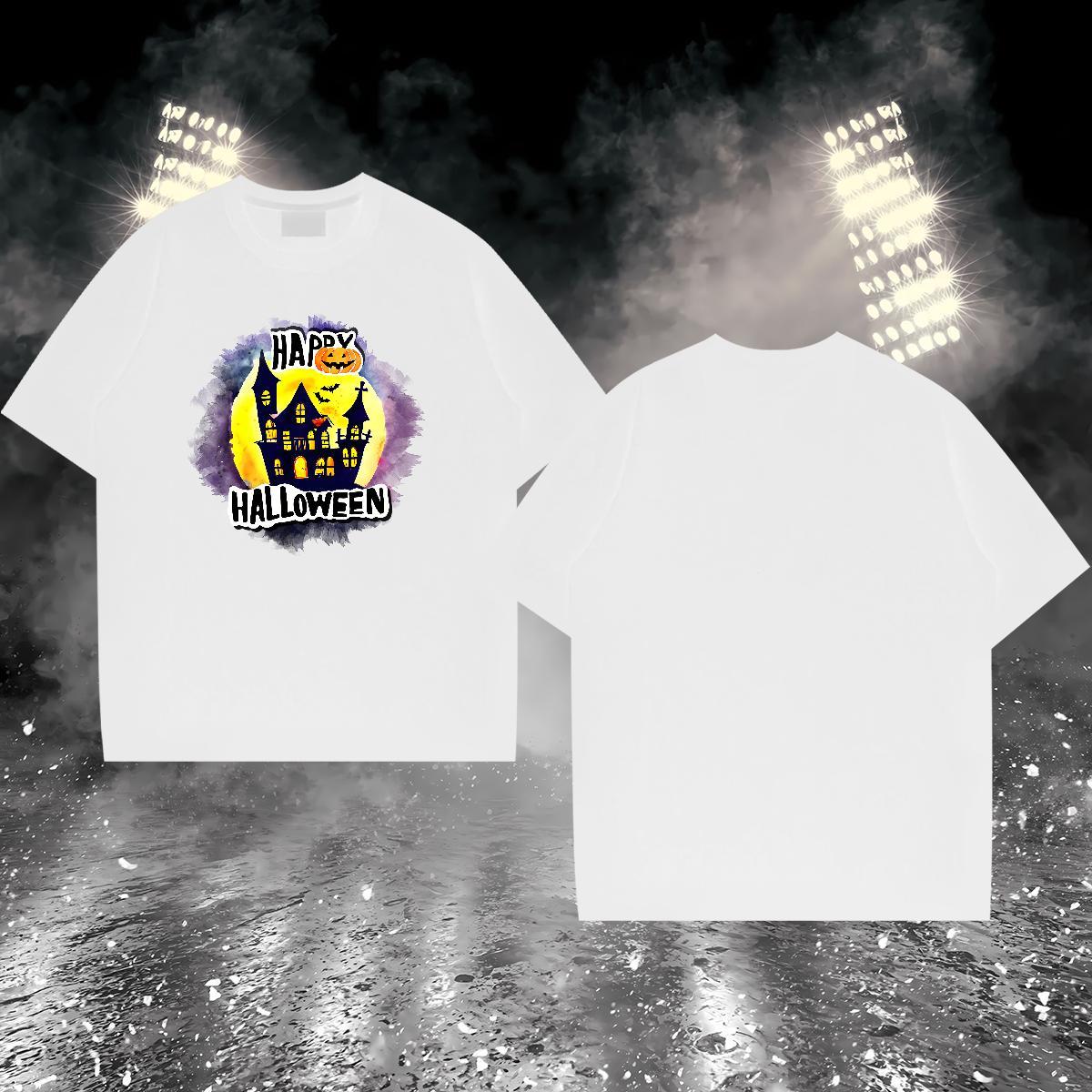 2024 Designer Mens T Shirts 230g 100% Cotton Hip Hop Street Polos Short Sleeve O-Neck Loose Men Tshirts Custom Print Oversized