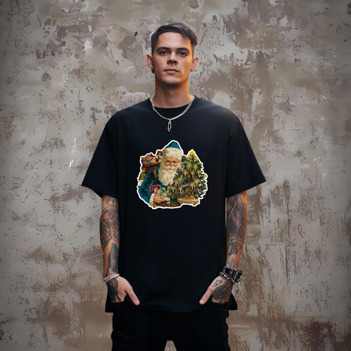 Man T Shirts 230g Pure Cotton Summer Casual Round Neck Short Sleeve Anime Men Tops Tees Casual New Cool Tshirts