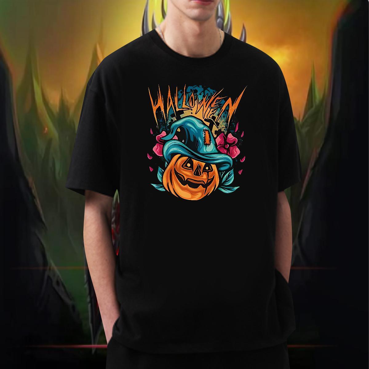 Brand Mens T Shirts 100% Cotton 230g pumpkin Spring Summer Tshirts Breathable Crew Neck Comfortable Men Clothes T-Shirt Plus Size Custom