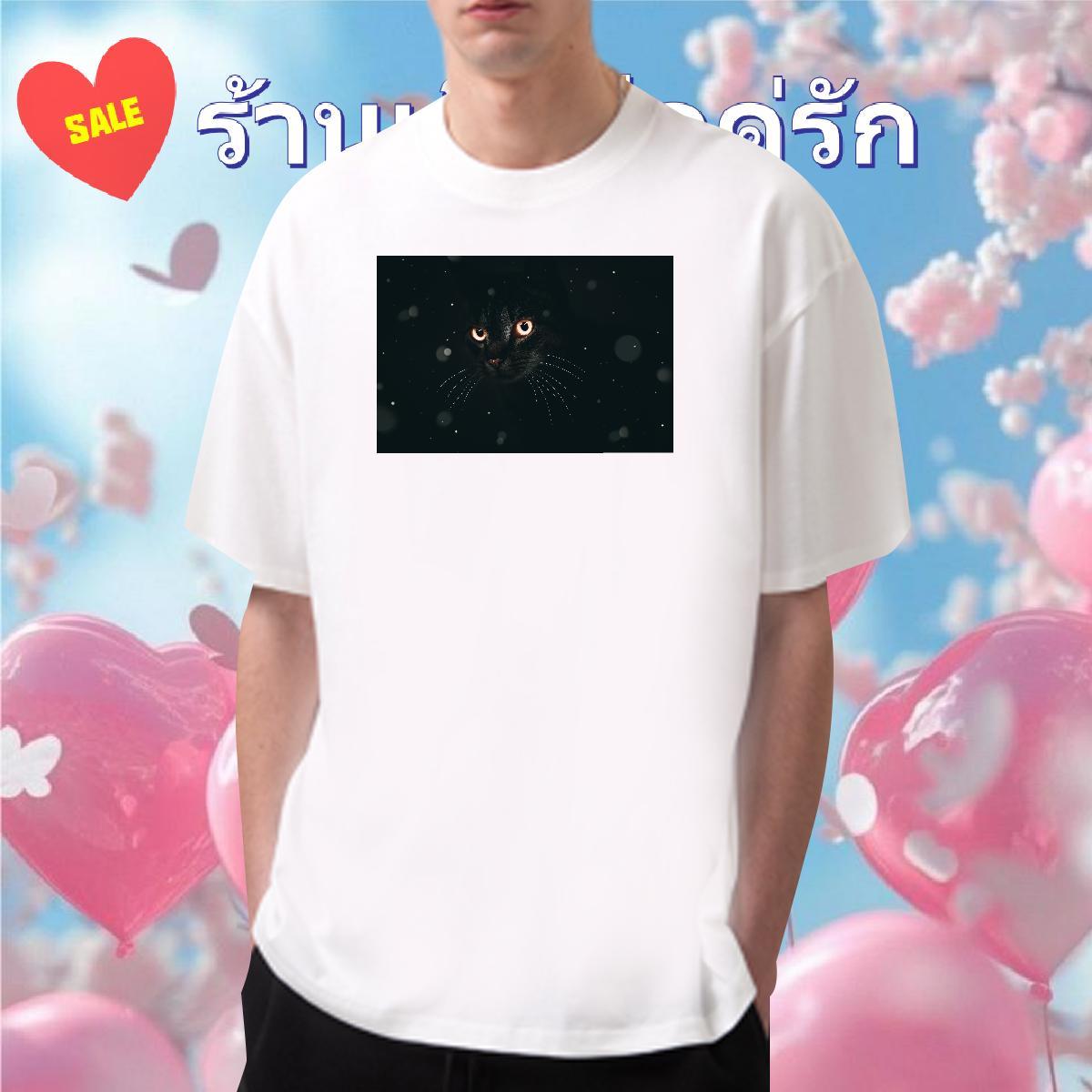 2024 Designer Man T Shirts 230g 100% Cotton cat Casual Beach Tee Shirt Round Neck Short Sleeve Soft Men Tops Tees Custom Printing