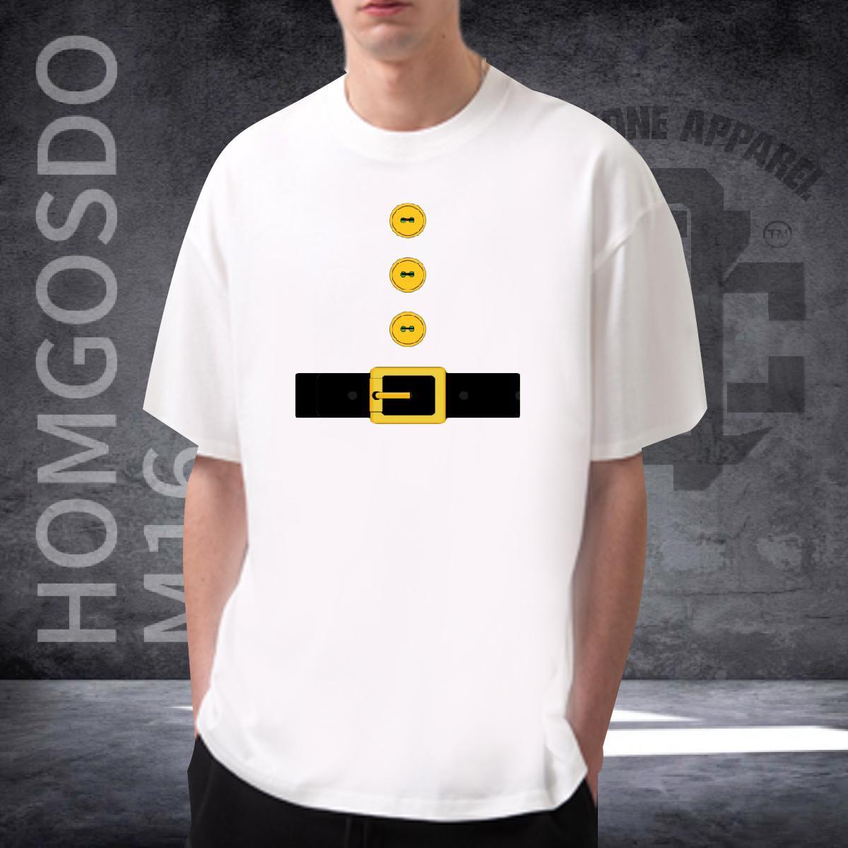 Stylist T Shirt For Man 230g Pure Cotton Christmas Casual Daily Wear Tops Shirt Breathable Cool Design Men Clothes T-Shirt Custom Cartoon