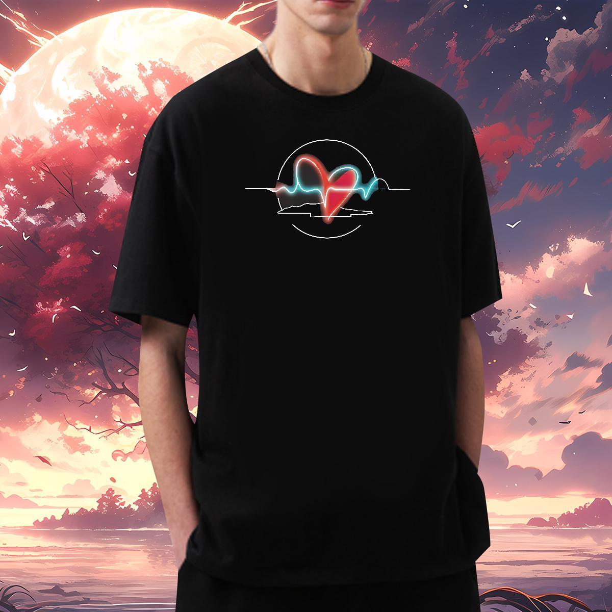 T Shirts Men 230g Cotton Painting Street wear Hip Hop Breathable Soft Custom Anime Tshirts New Arrival Wholesale Clothes