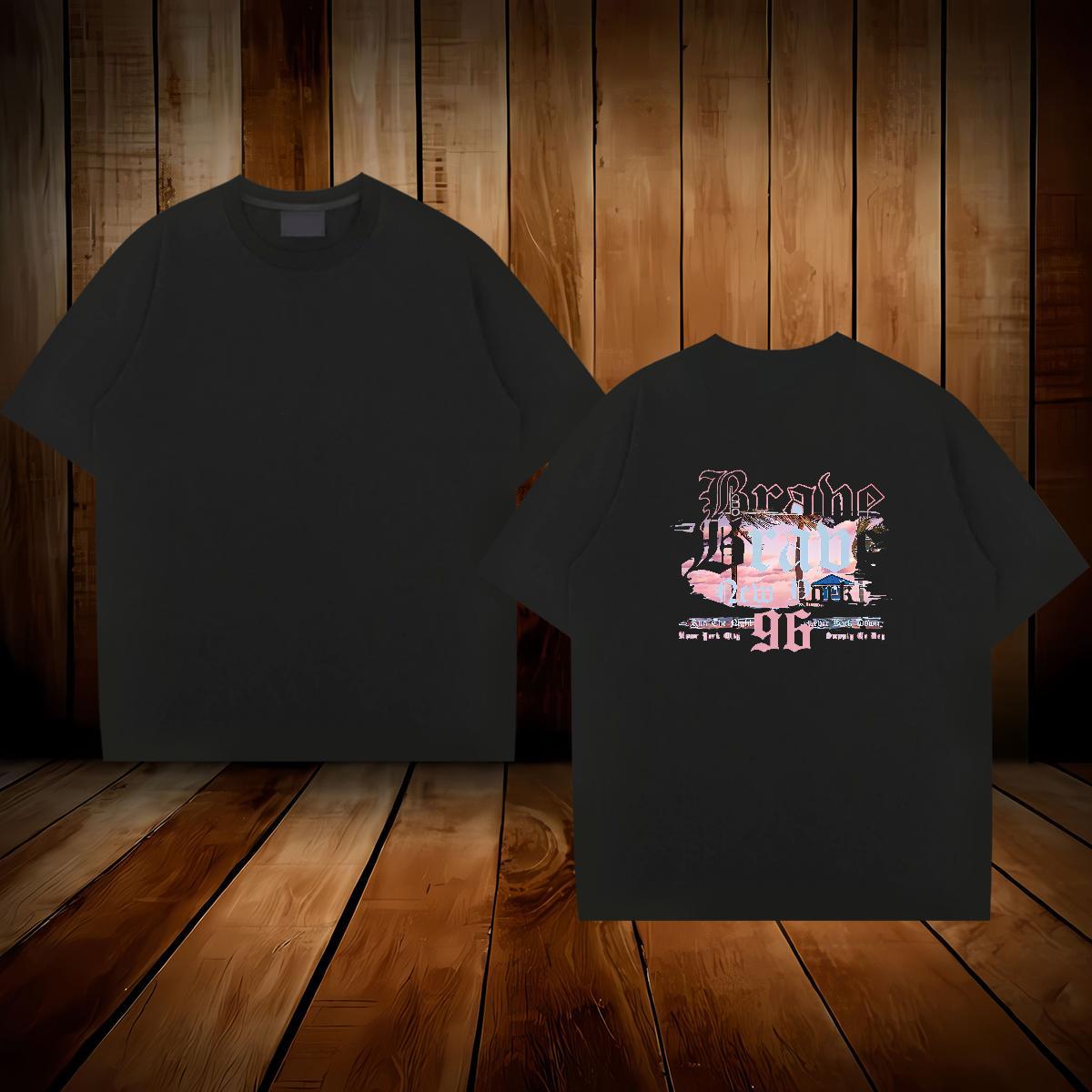 New Designer T Shirt For Man 100% Cotton 230g tree Sport Clothings Pure Cotton Unisex Men Clothes T-Shirt White Plus Size