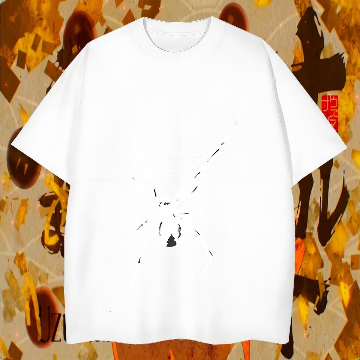 Cool Design Men Tops Tees 230g Cotton T shirt Anime Printing Street Short Sleeve O-Neck Custom Big Size New Designer Tshirts