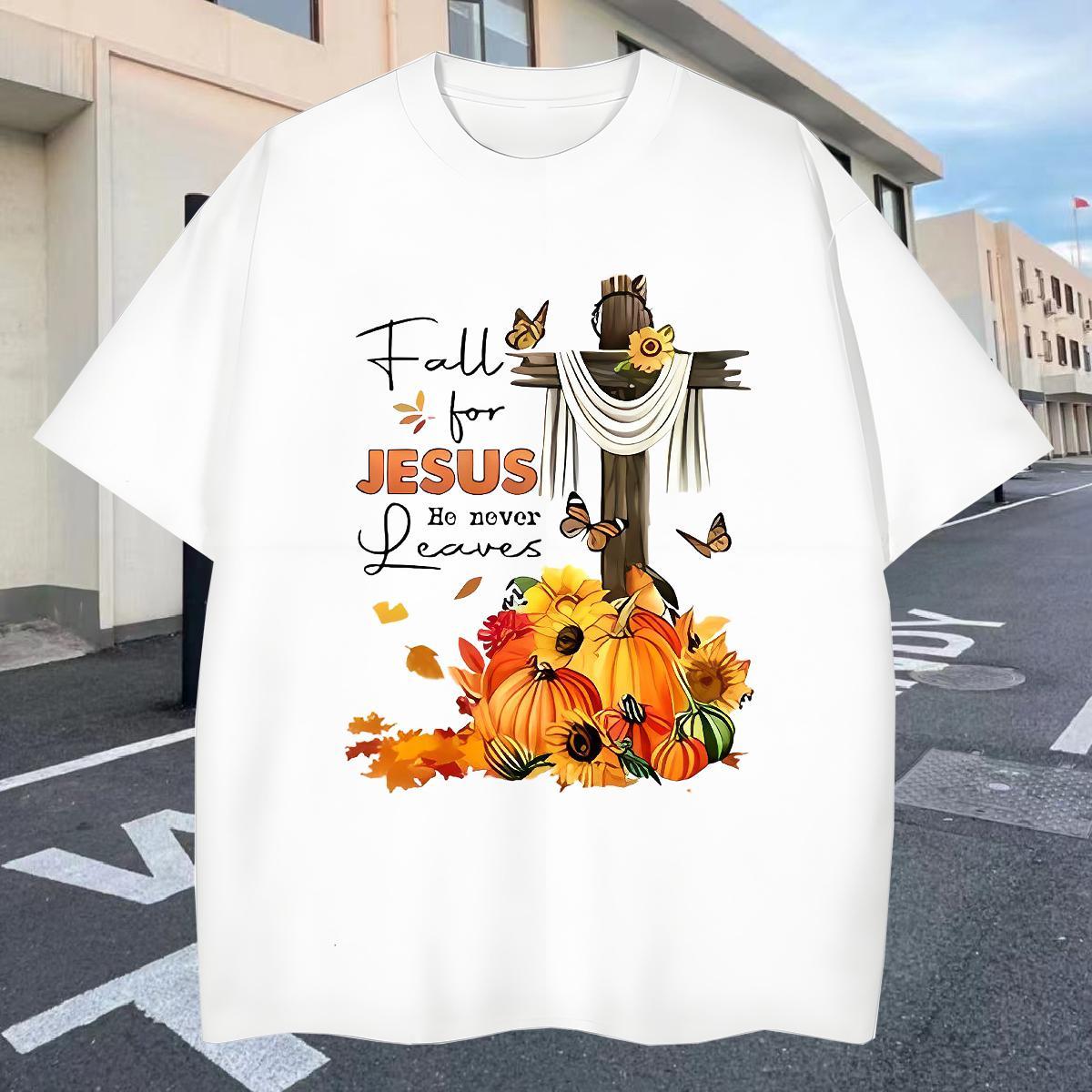 Factory Direct T Shirts Men 230g Pure Cotton pumpkin Hip Hop Tops Shirt Breathable Designer Men Clothes T-Shirt Cartoon Printing L-4XL