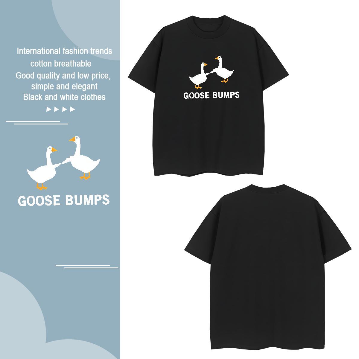 Popular Men Clothes T-Shirt 100% Cotton 230g duck T Shirt For Man Hip Hop Street Breathable Crew Neck Oversized 4XL New Designer Tshirts