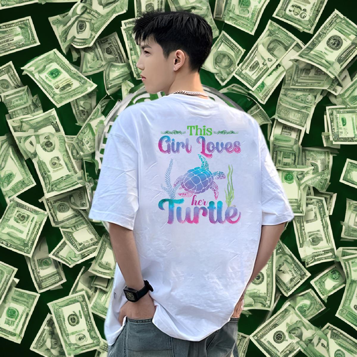 Casual New T Shirts Men 230g Pure Cotton Sports Casual Polos Breathable Crew Neck Designer Men Tops Tees Cartoon Print