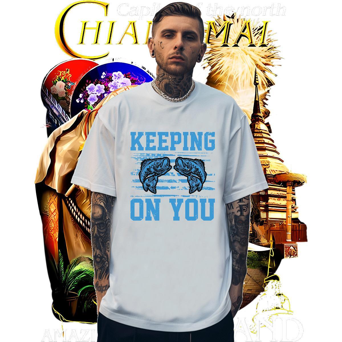 Popular Tshirts 230g Pure Cotton T-Shirts Hip Hop Street Short Sleeve O-Neck Anime Custom Tops