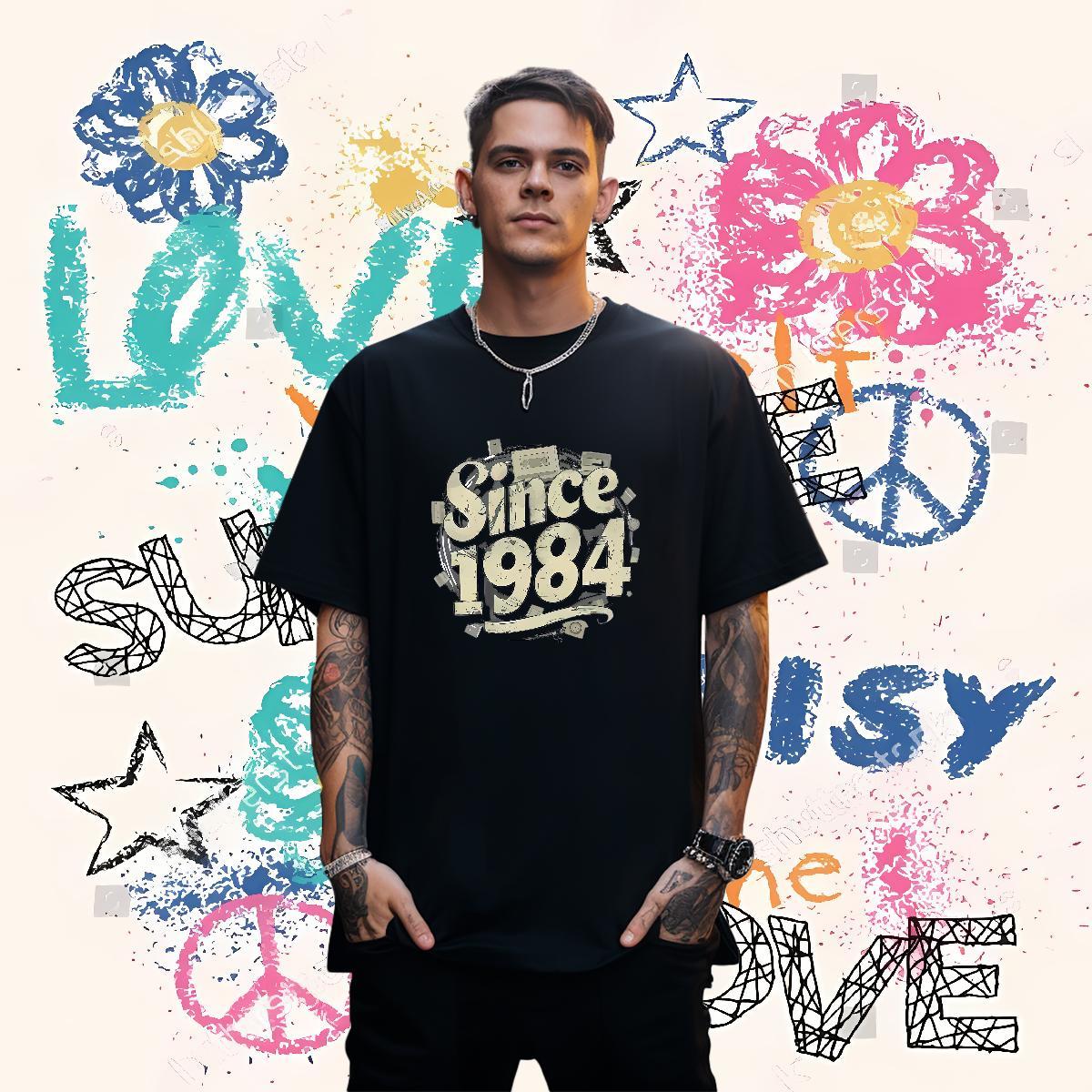Custom T-Shirts for Men letter Tees Shirts 230g Pure Cotton Home Outdoor Classic Oversized Short Sleeve O-Neck Men Tees