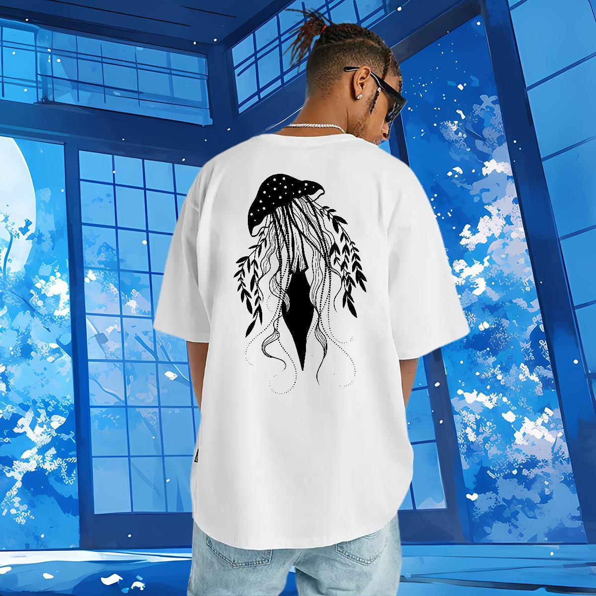 Designer Men T Shirts 230g Cotton mushroom Home Outdoor Tees Crew Neck High Quality Tshirt for Man Woman Custom Cartoon