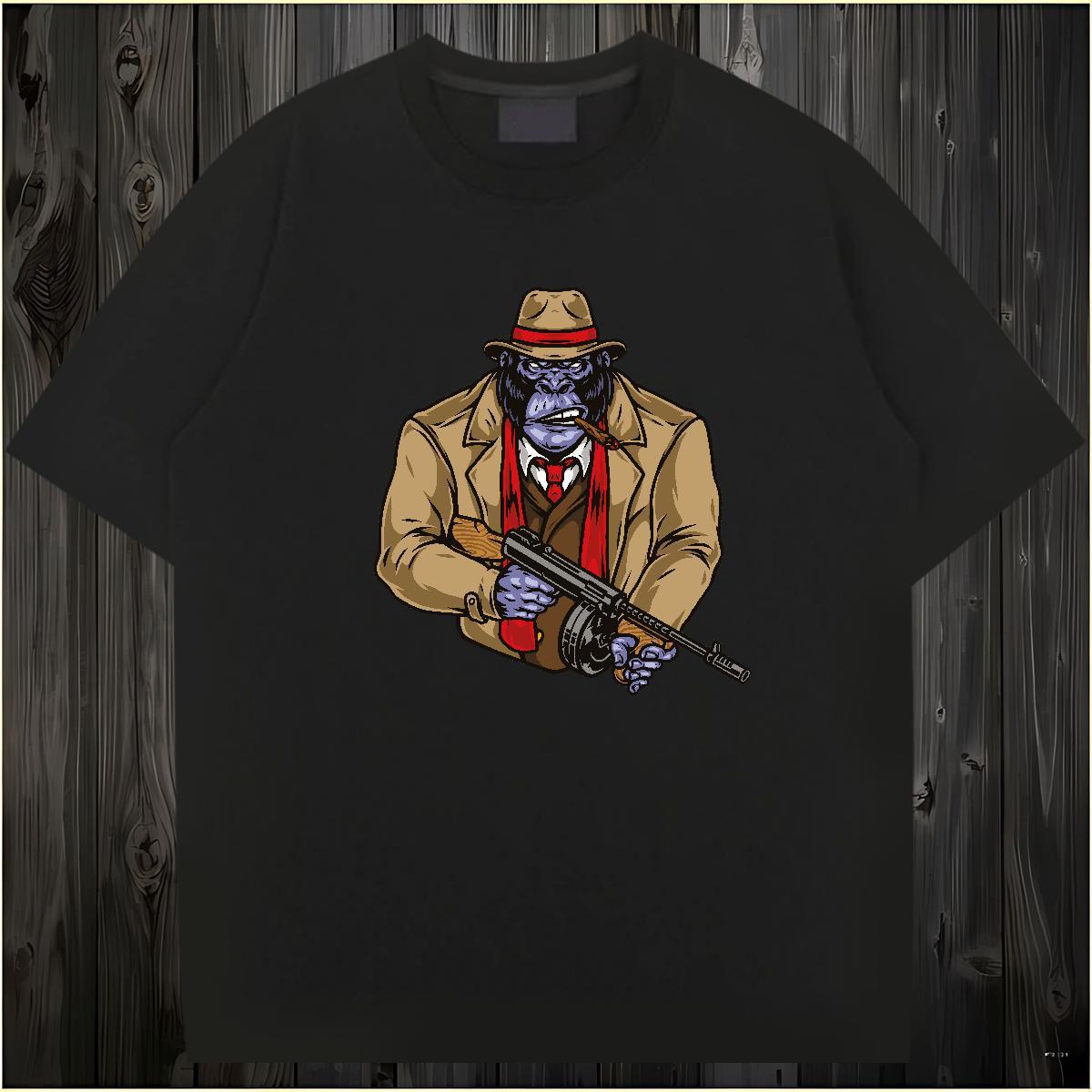 Men T Shirts 230g Cotton Street Crew Neck Breathable Custom Print Plus Size Men Tees 2024 Summer High Quality Tops Tees