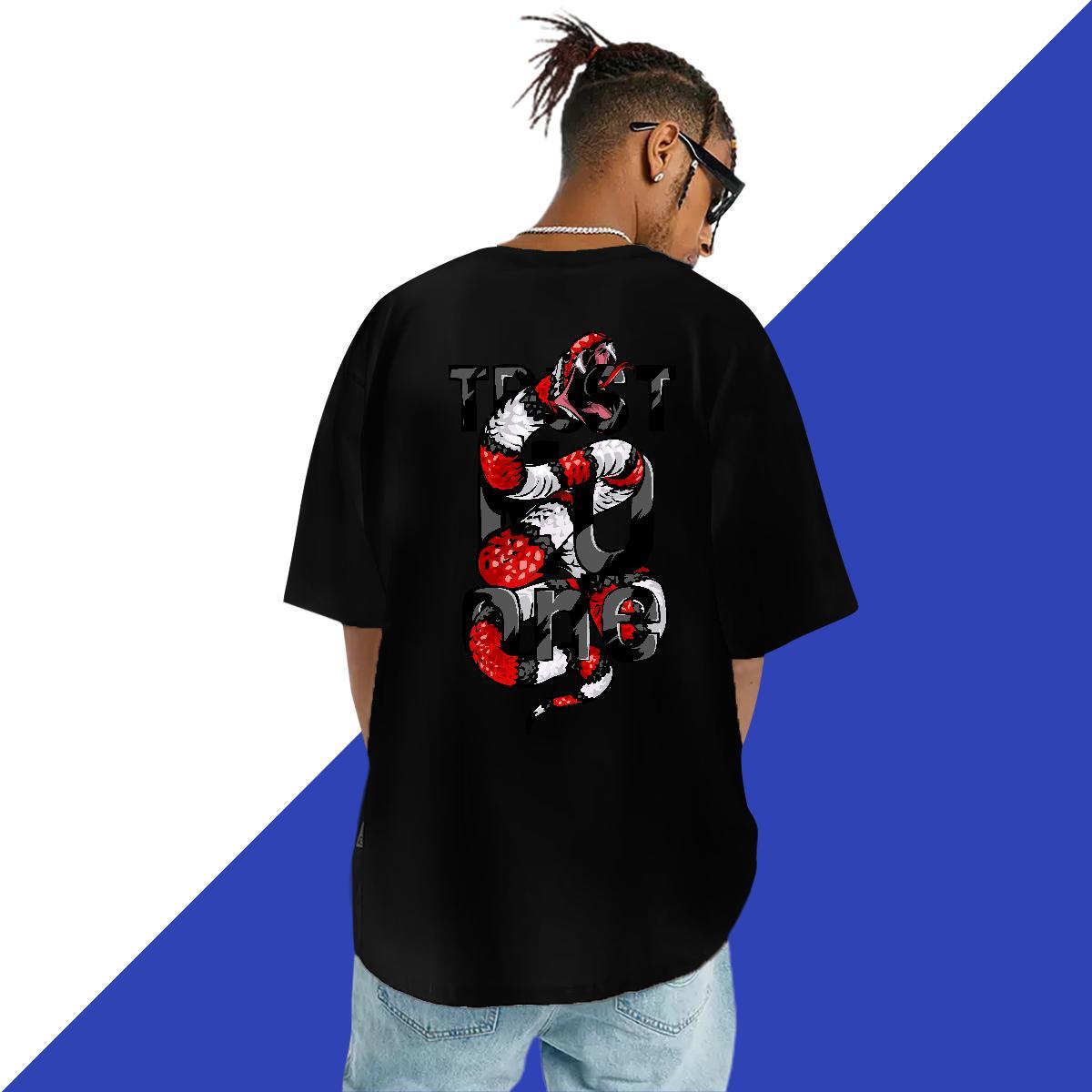 Fashion Designer T-Shirts 230g 100% Cotton snake Sport Tee Shirt Short Sleeve O-Neck Cool Design Tshirts Anime