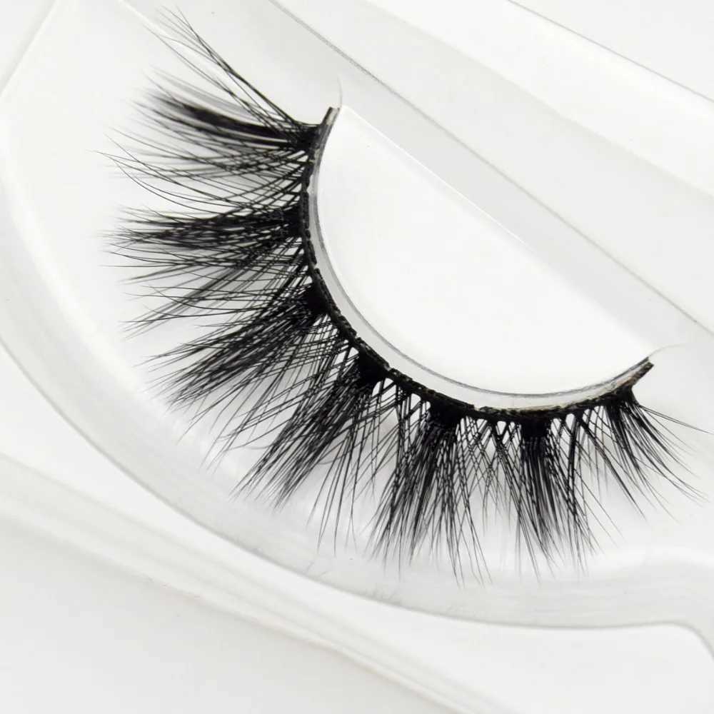 Visofree Silk 3D eyelash artificial mink eyelash natural eyelash extension handmade Crisscross thick false eyelash makeup tool W240803
