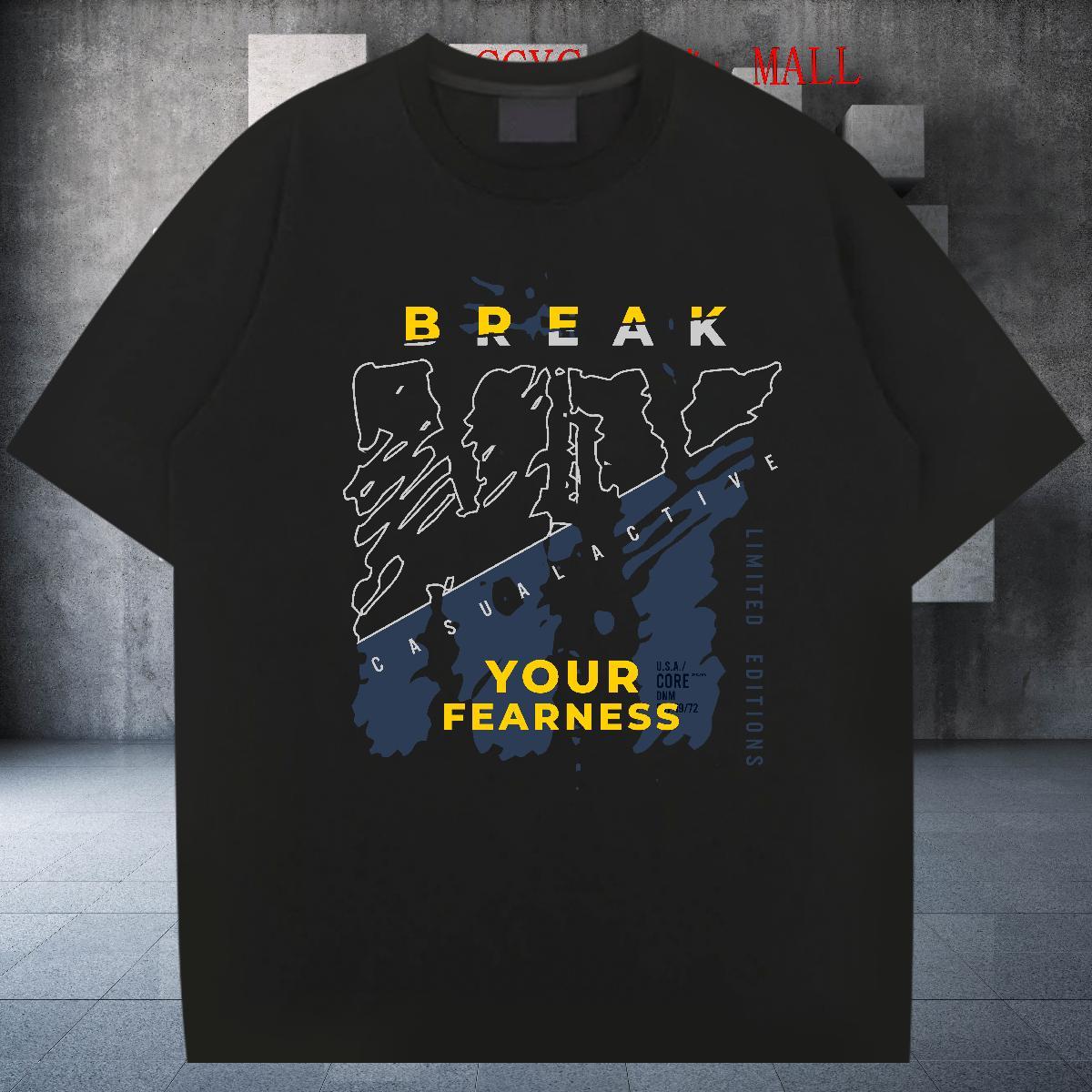 Free Shipping Men Tees 100% Cotton 230g Casual Beach letter Floral Print Breathable Short Sleeve Fashion T shirt Tshirts