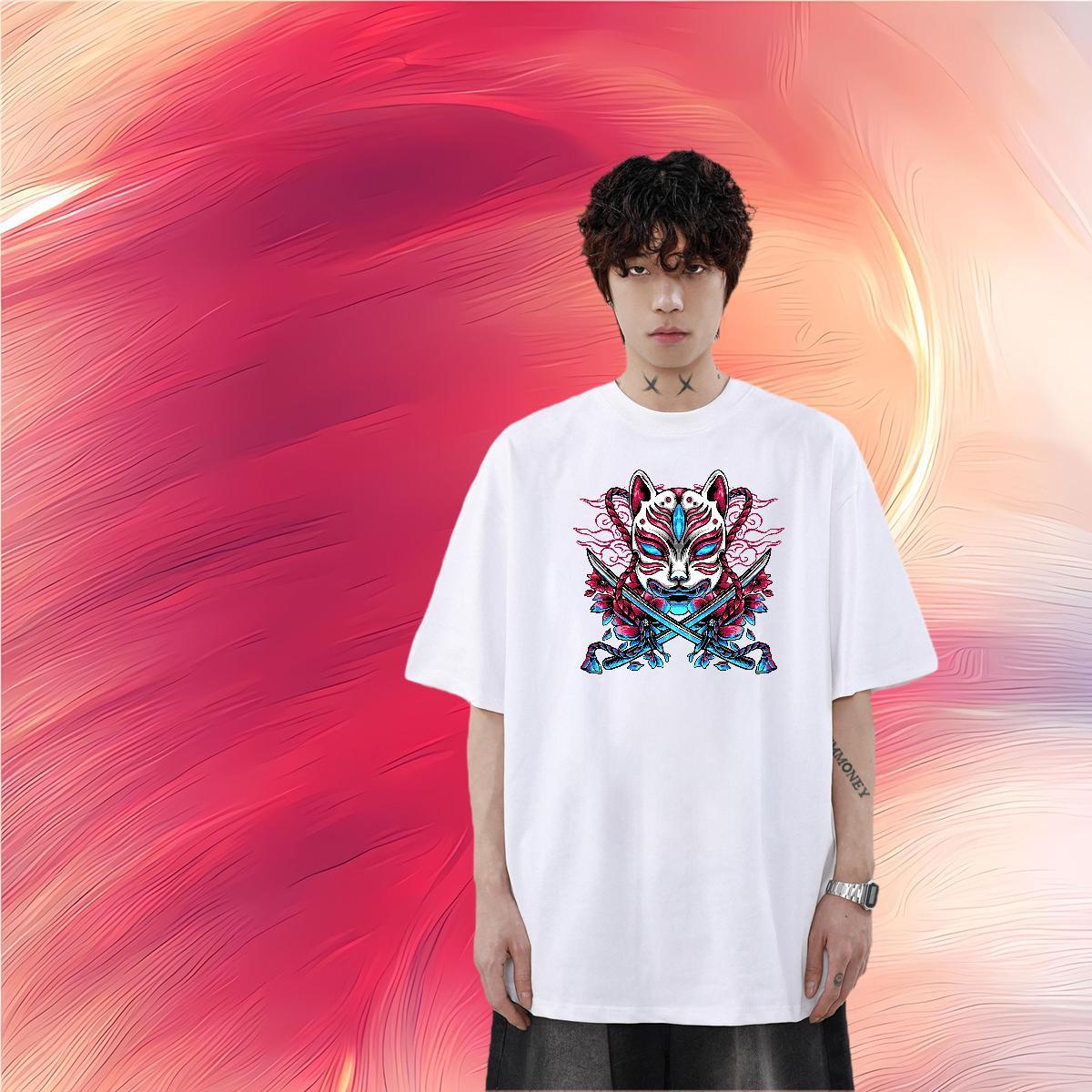 Designer Fashion T-Shirts 230g Pure Cotton Daily Wear Tshirts Crew Neck Breathable Free Shipping Tshirt for Man Woman DIY Printed